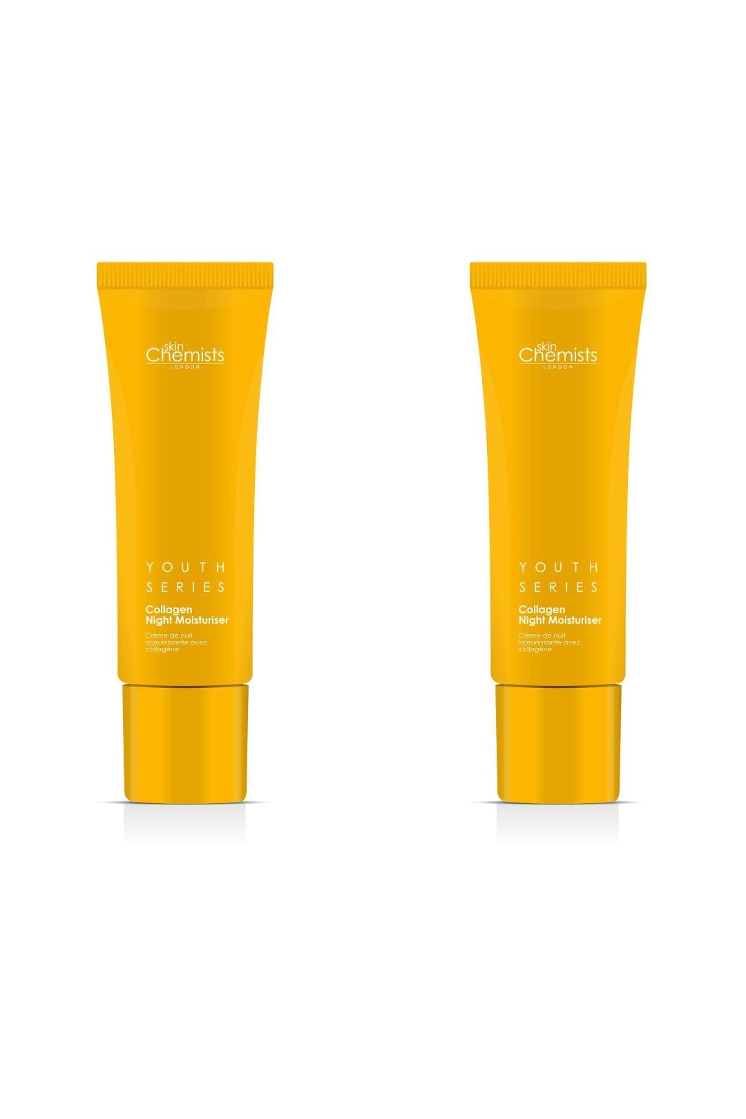 skinChemists Youth Series 1% Collagen Night Moisturiser 50ml x 2 Duo Pack image 1
