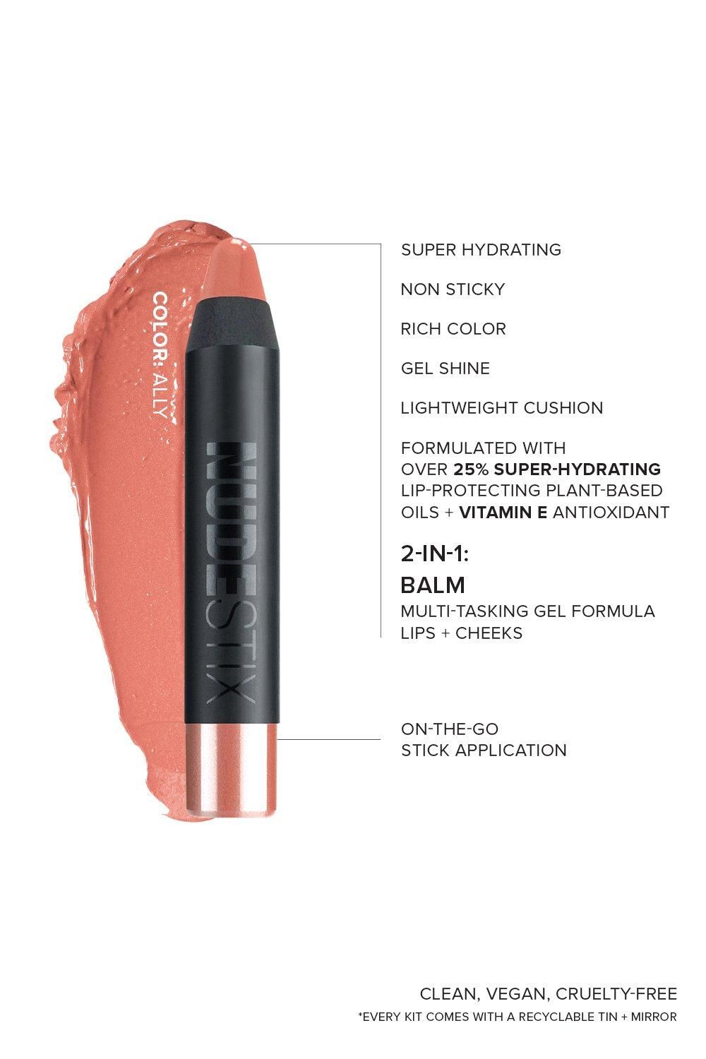 Nudestix NUDE NATURAL LIPS - FOUNDERS 3 PC MINI LIP KIT Multi image 5