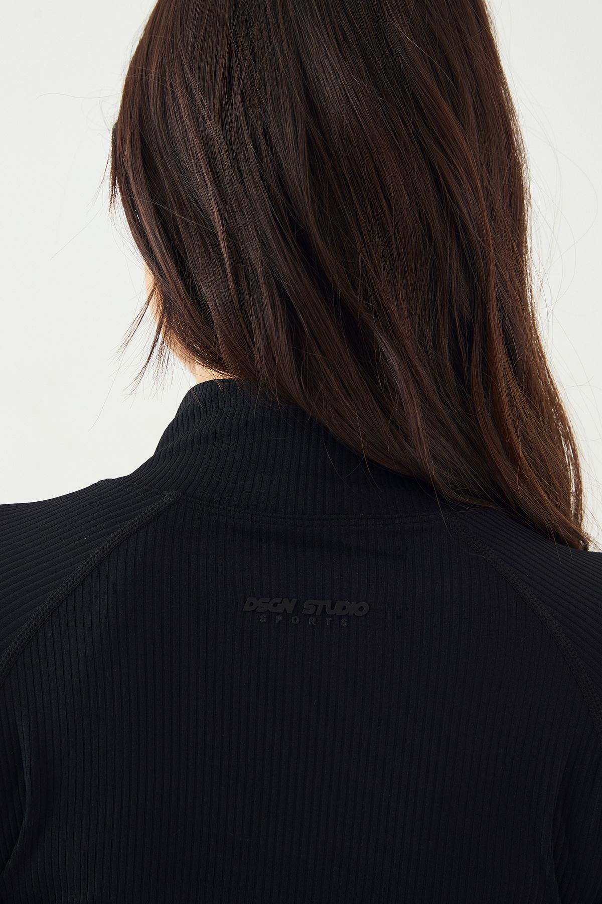 DSGN Studio DSGN Studio Ultra Sculpt Rib Seam Detail Sports Jacket Black image 4