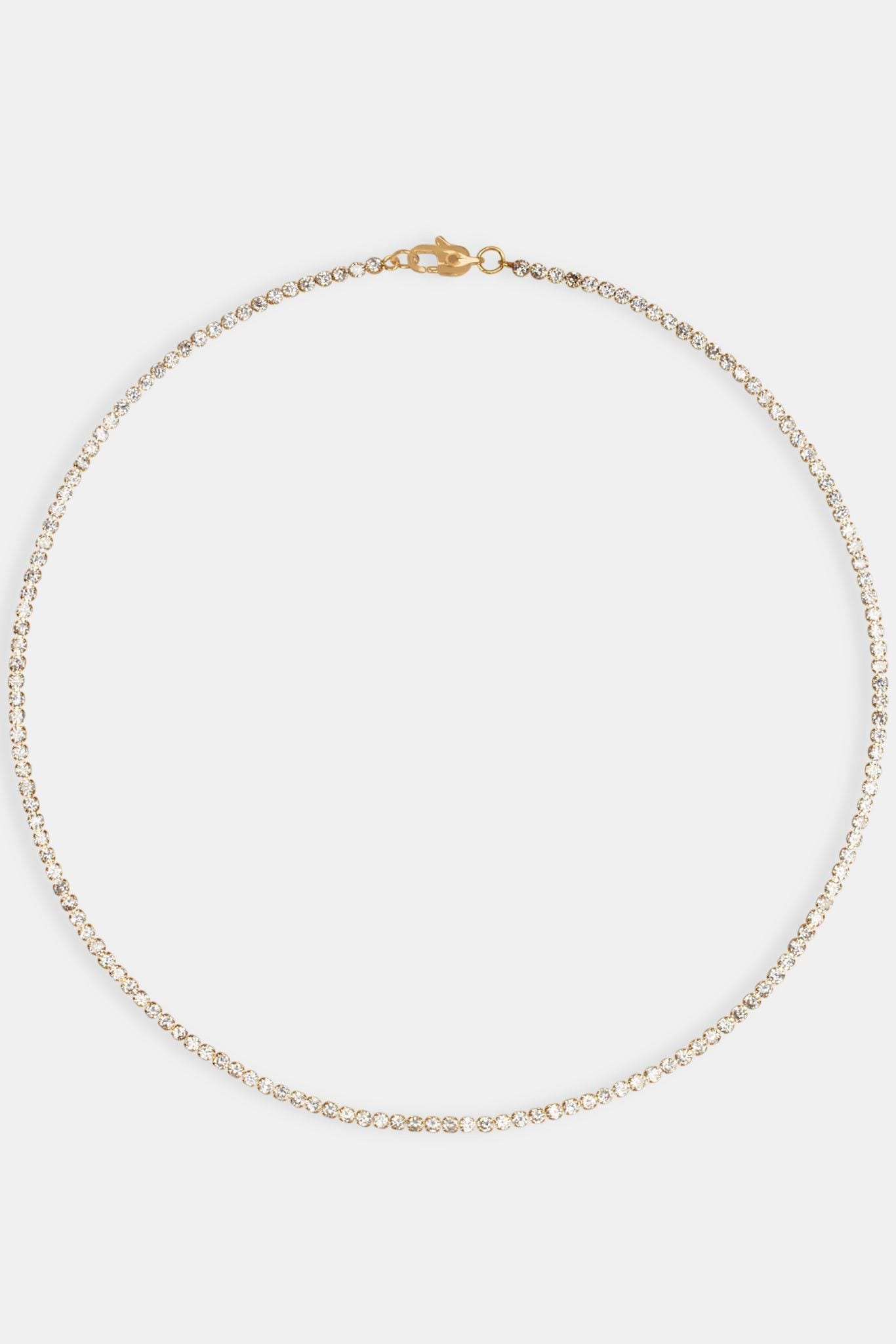 Cernucci 2.5mm Micro Tennis Bracelet - Gold image 4