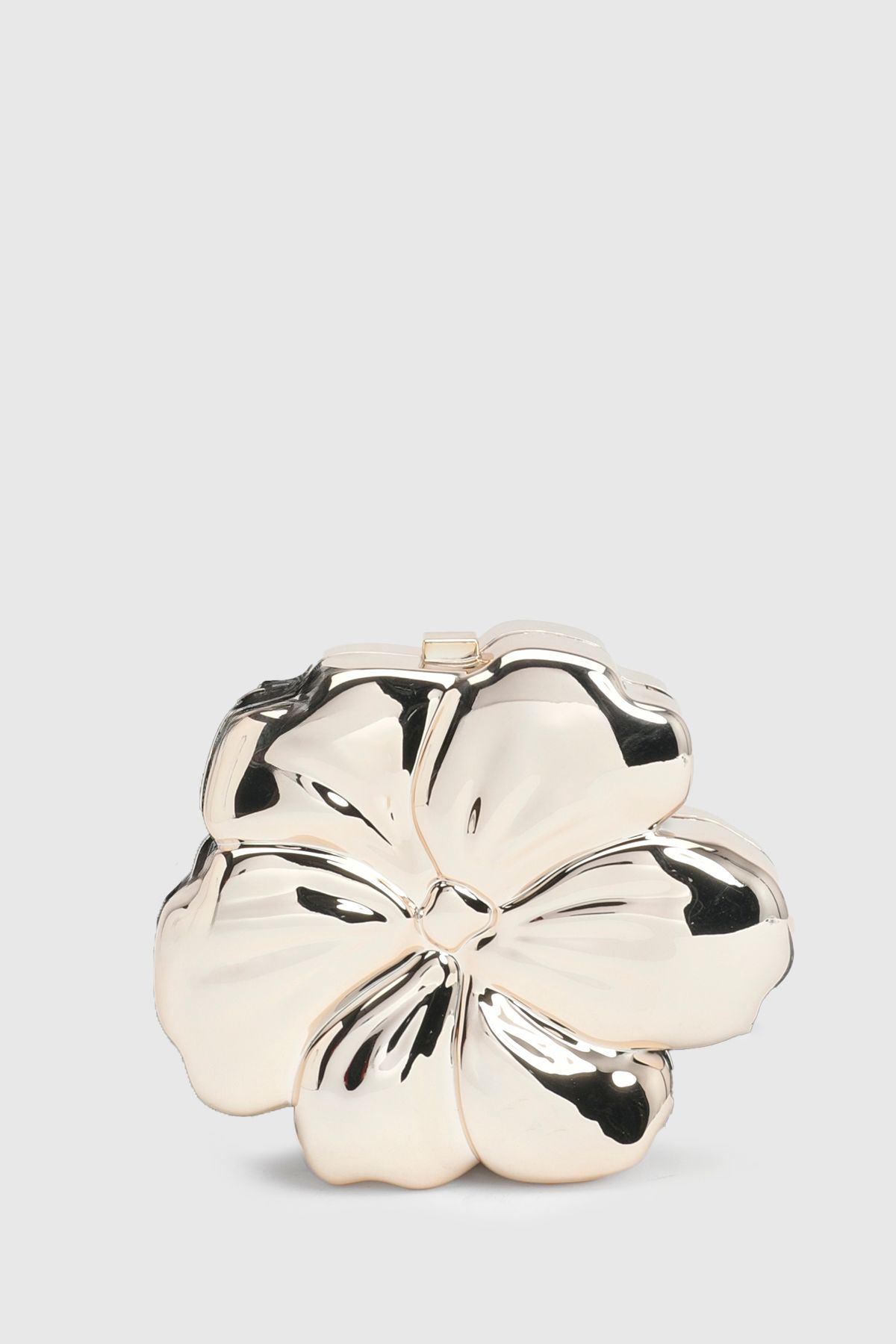 MissPap Flower Shaped Clutch Bag Gold
