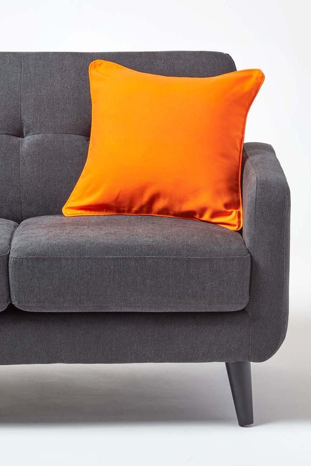 Homescapes Cotton Plain Cushion Cover image 4