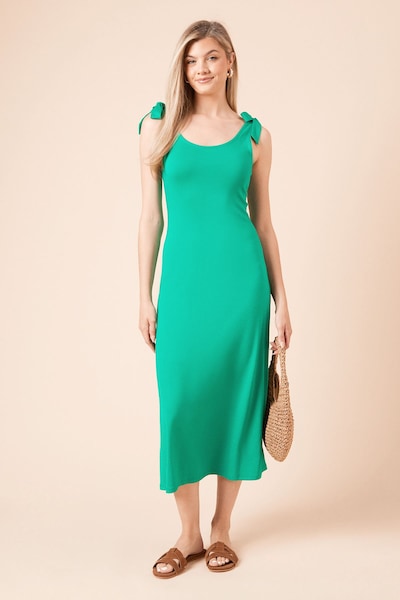 Dorothy Perkins Tie Shoulder Midi Dress Green