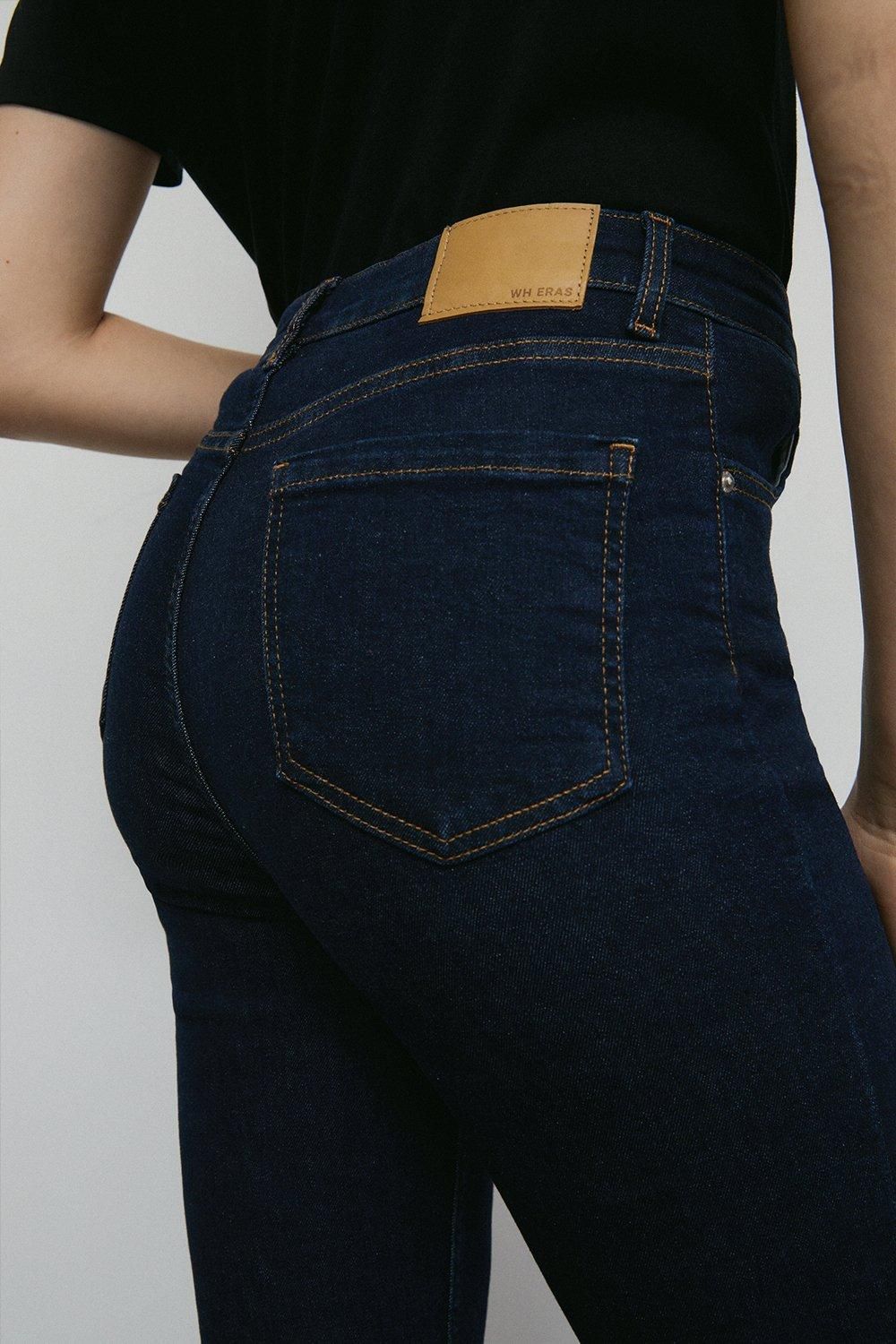 Warehouse 98s Denim High Rise Skinny Jean Indigo image 2