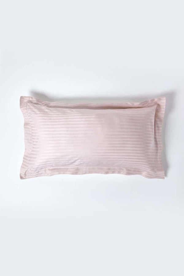 Homescapes Egyptian Cotton Ultrasoft King Size Oxford Pillowcase 330 TC