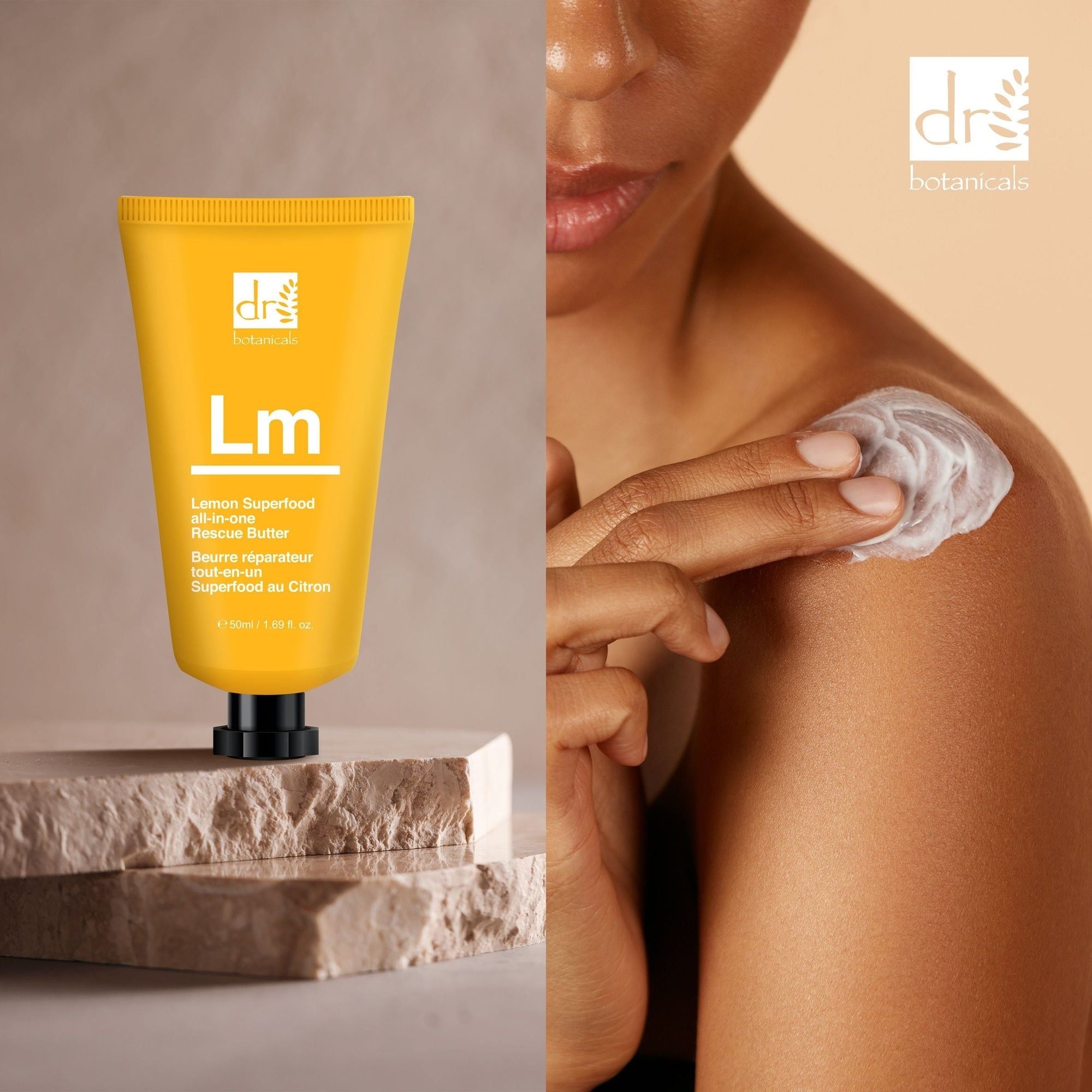 Dr. Botanicals Lemon Superfood All-In-One Rescue Butter 50ml x 2 Duo Pack image 6