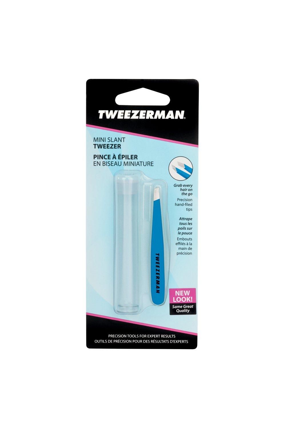 Tweezerman Mini Slant Tweezer Blue image 2