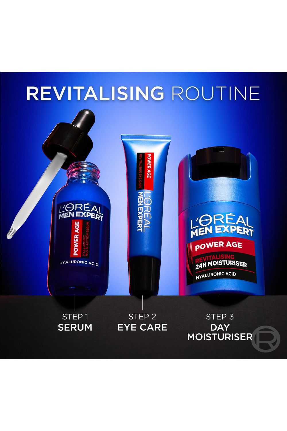 L'Oréal Paris Men Expert Power Age Recharging Night Gel Moisturiser 50ml Multi image 6