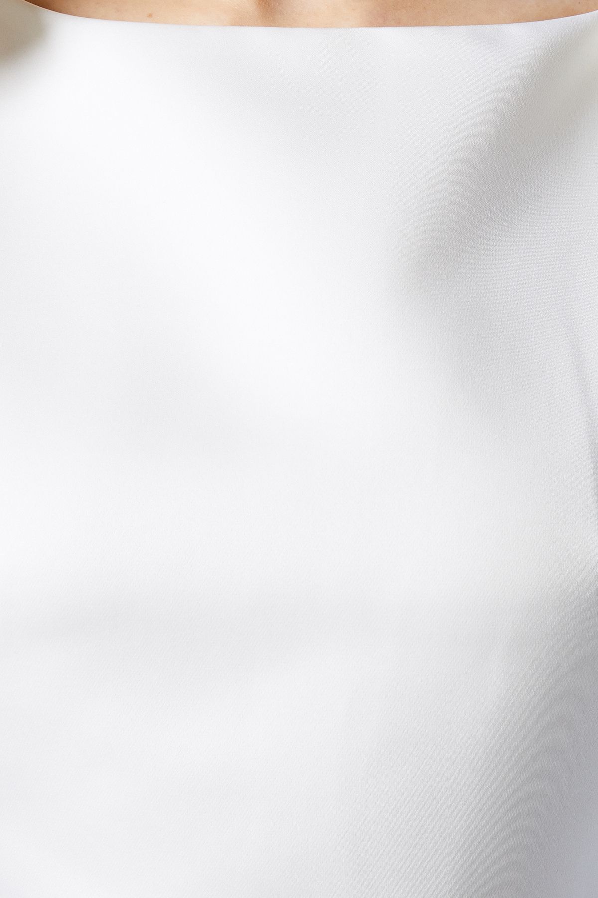 Coast Structured Satin Bow Detail Bridal Mini Dress Ivory image 5