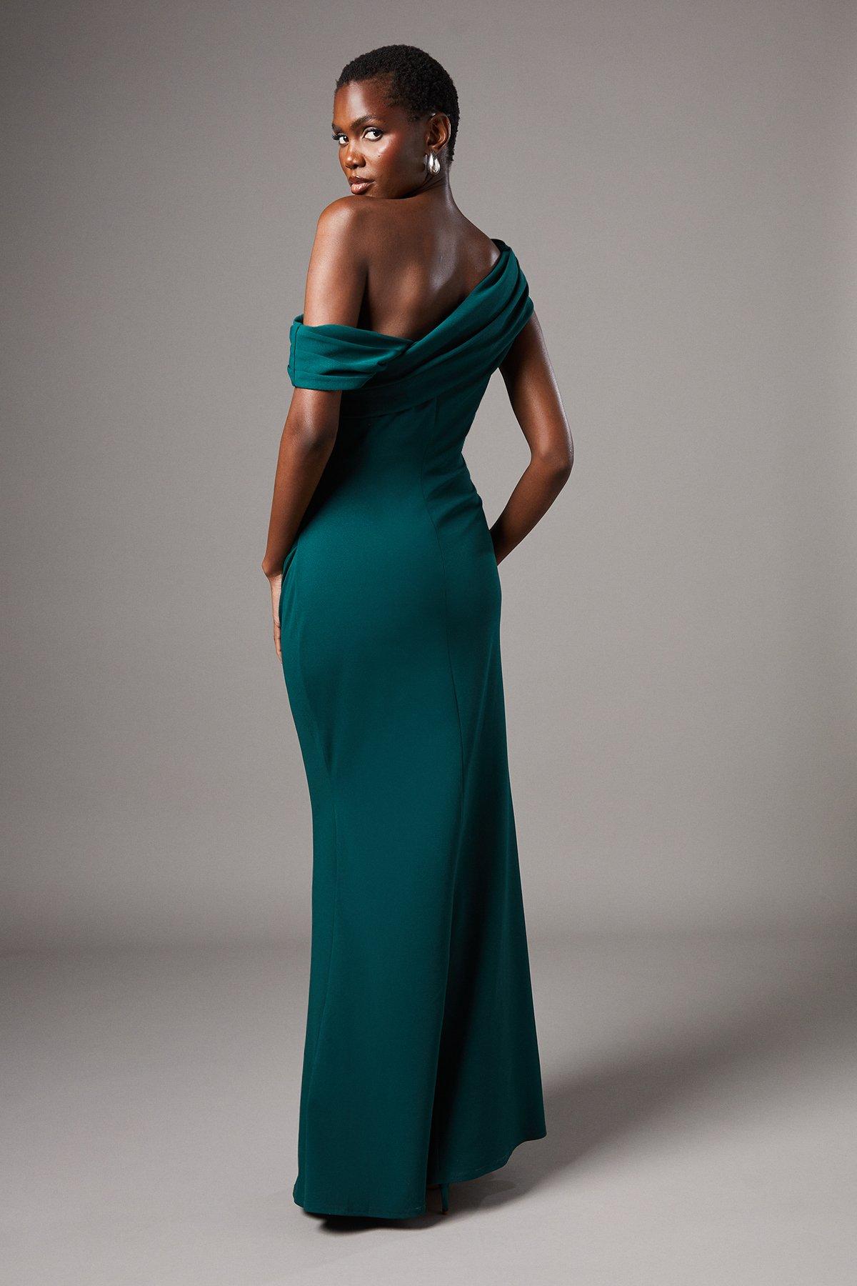 Coast Scuba Maxi Dress Emerald