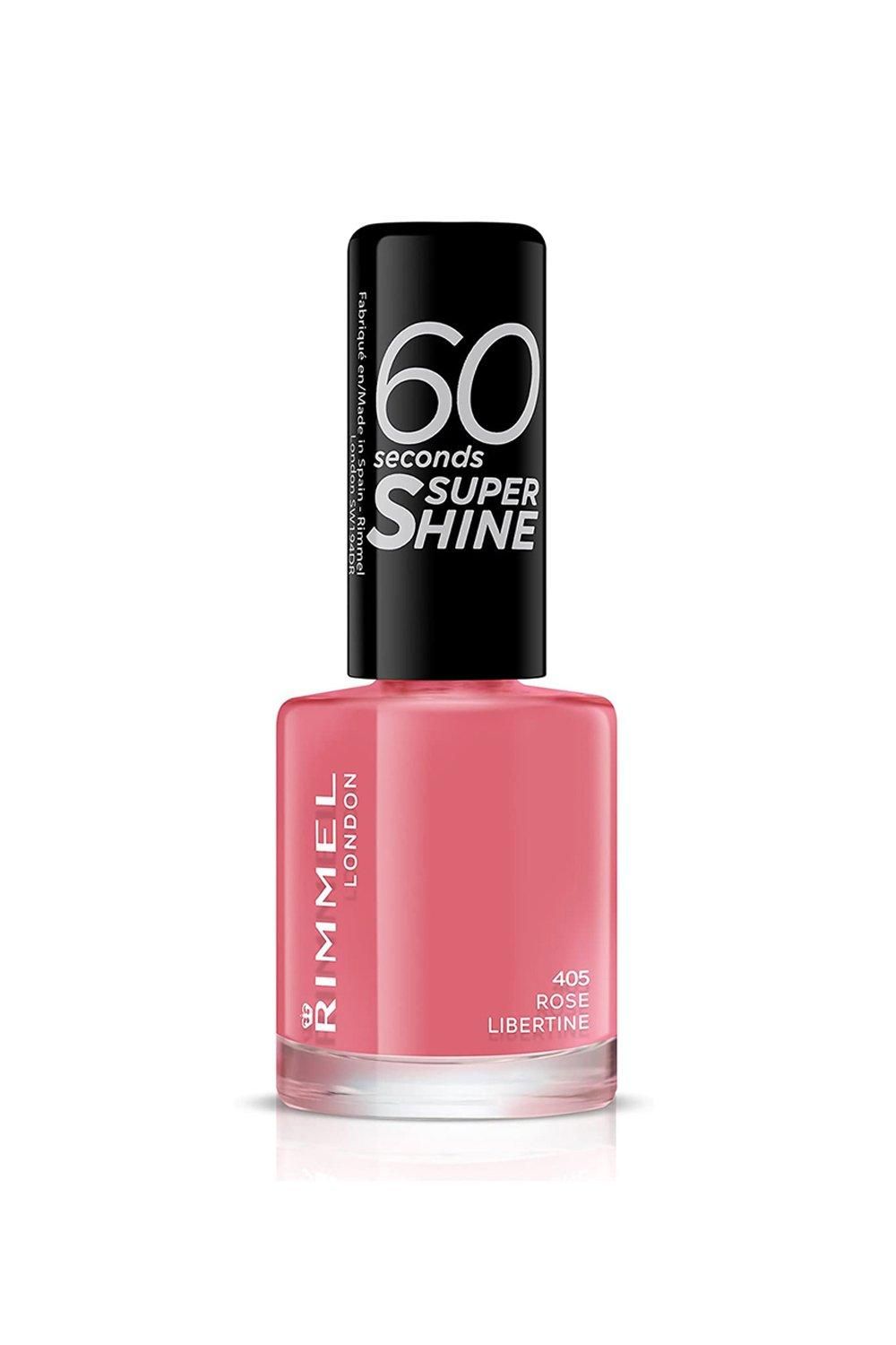 Rimmel London 60 Seconds Super Shine Nail Polish Rose Libertine image 1