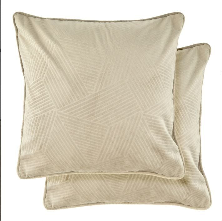 New Edge Blinds Deco Collection Soft Velvet Geometric Cushion Cover image 1