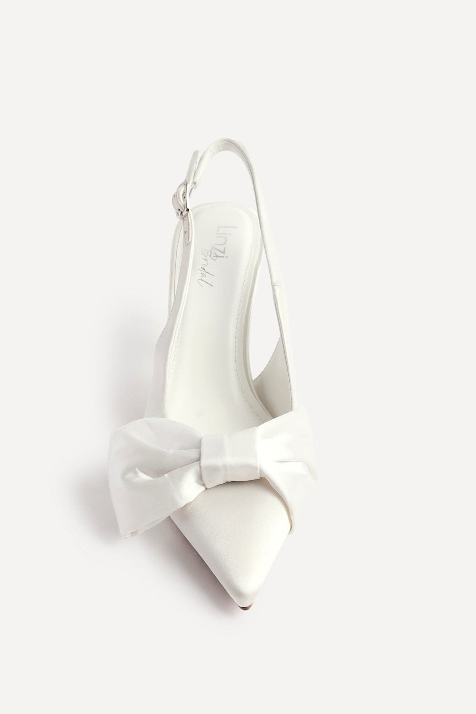 Linzi Always Ivory Satin Court Heels image 4