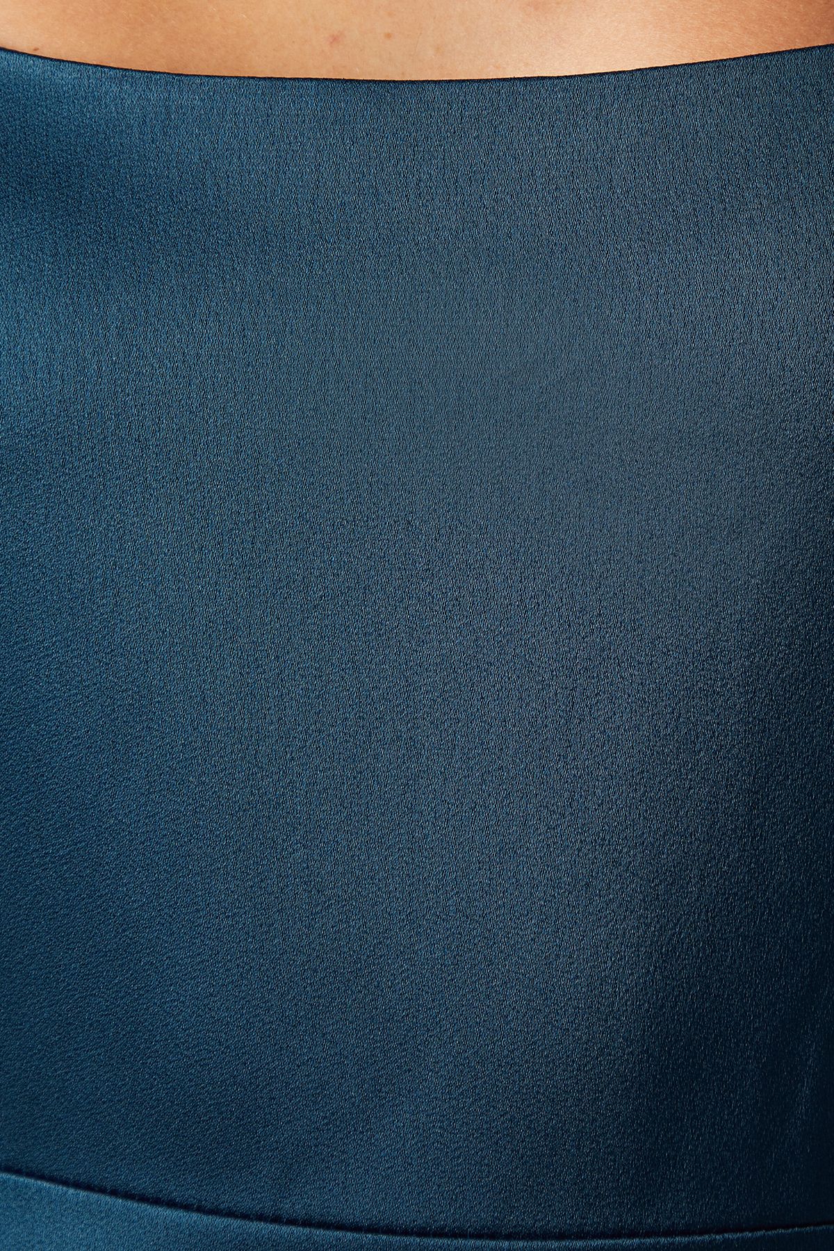 Oasis Satin Tie Shoulder Midi Bridesmaid Dress Navy image 5