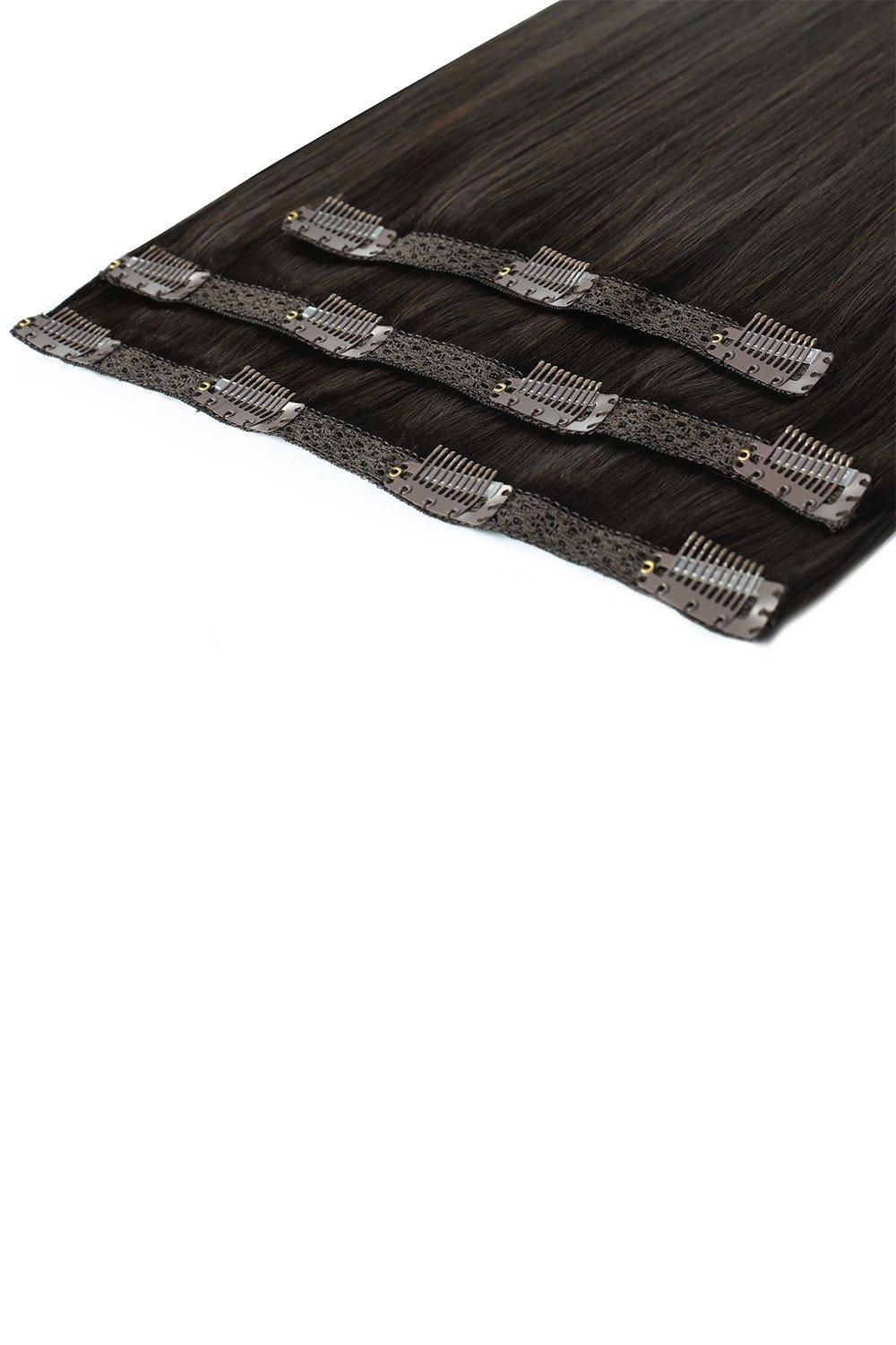 Beauty Works 18'' Deluxe Clip-In Extensions Ebony image 2