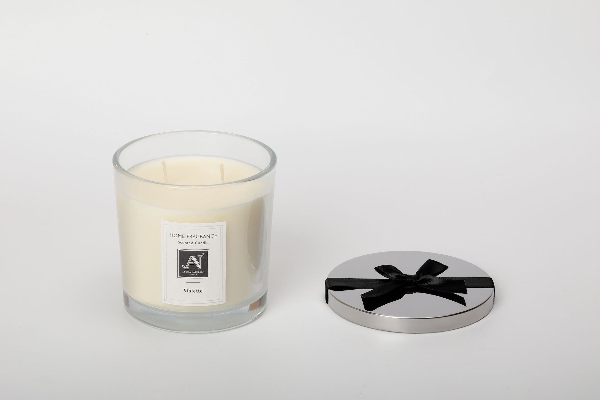 Aroma Naturals Minimalist Luxe Violette 3-Wick Scented Candle image 2