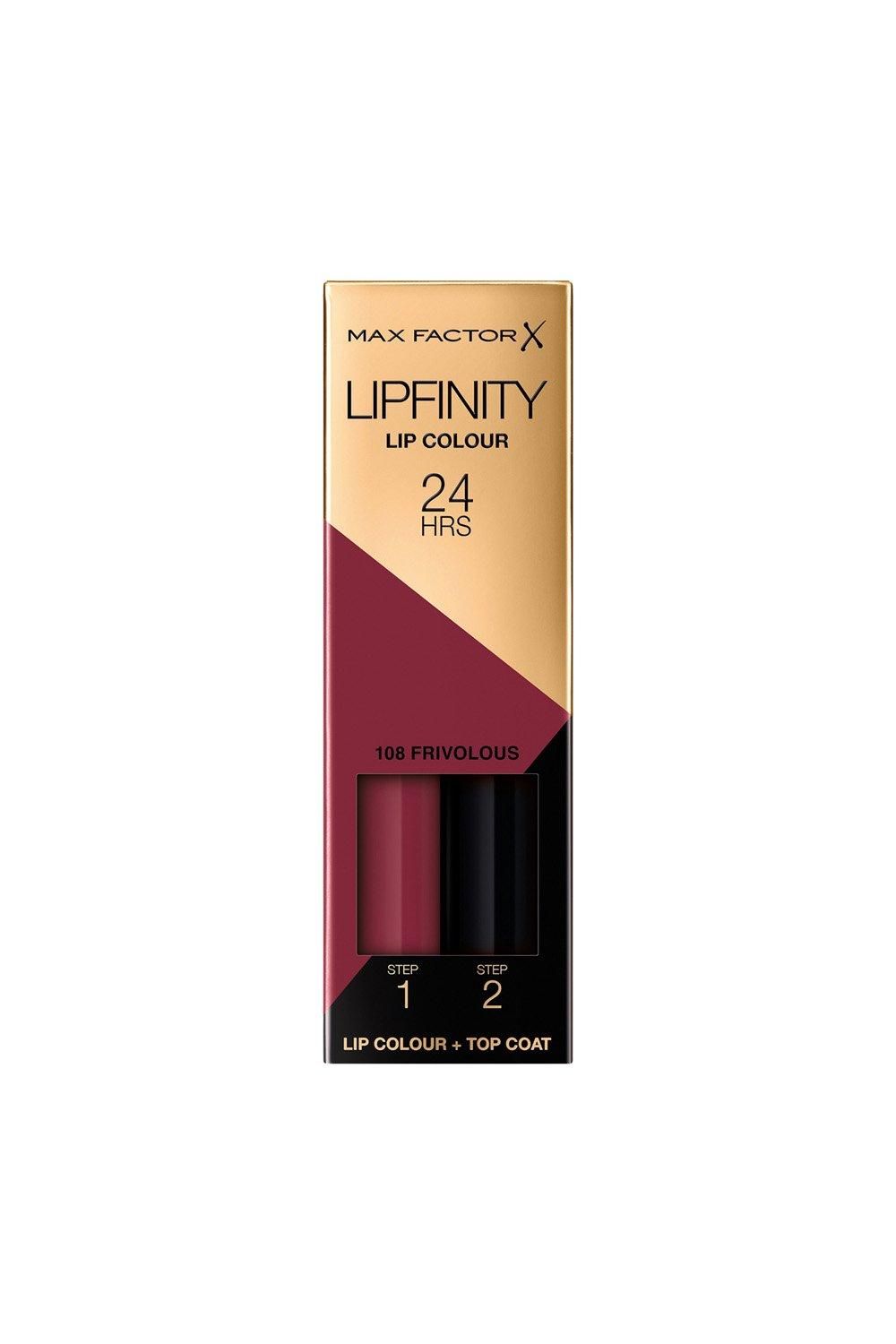 Max Factor Lipfinity 2-Step Long Lasting Lipstick Frivolous image 2