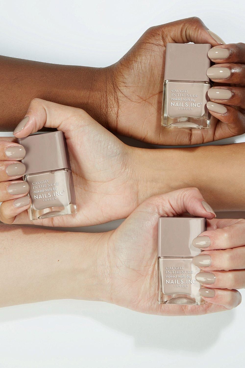 Nails Inc Caught In The Nude Nail Polish (Various Shades) South Beach image 4
