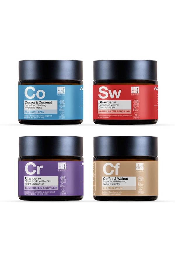 Dr. Botanicals Complete Apothecary Superfoods Anti-Ageing Skin Routine Bundle