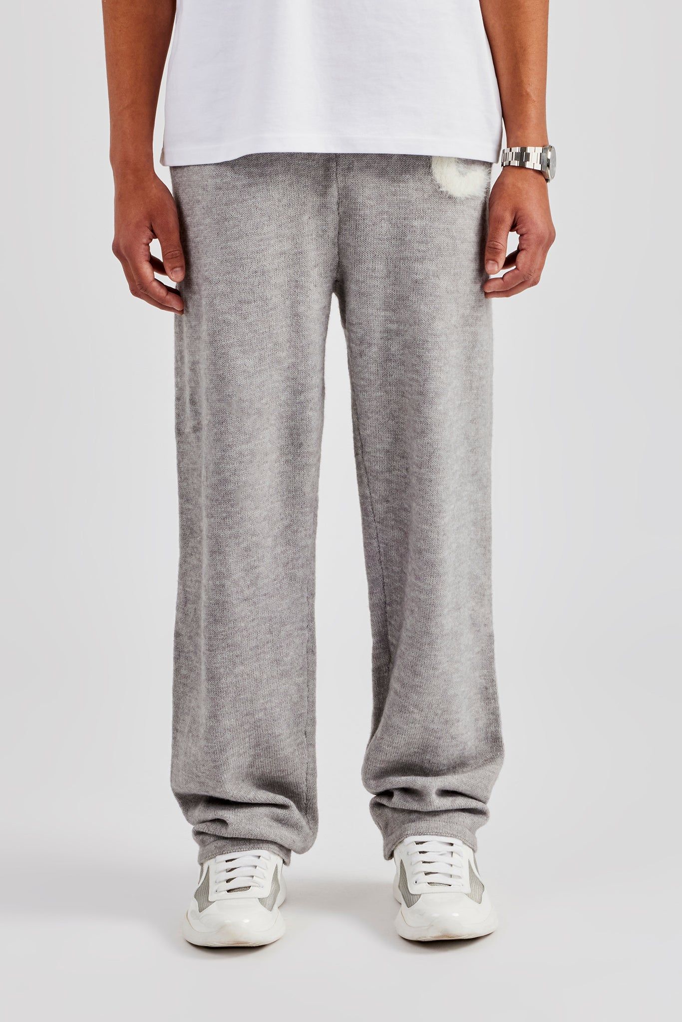 Cernucci Fluffy Intarsia C Jogger - Grey image 7