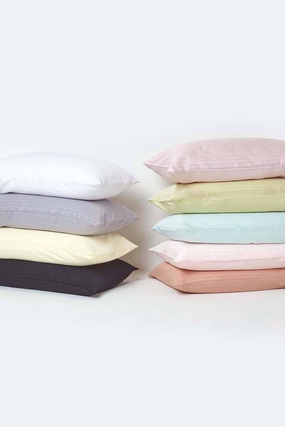 Homescapes Egyptian Cotton Satin Stripe Fitted Sheet 12 inch 330 Thread Count image 6