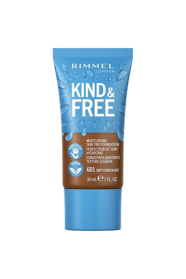 Rimmel London Kind & Free Moisturizing Skin Tint Foundation 601 Soft Chocolate