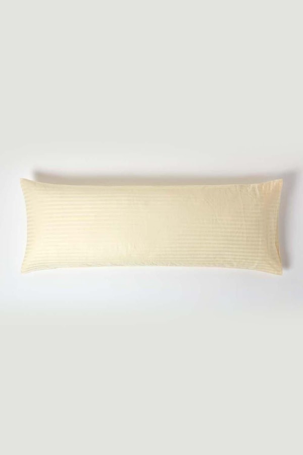 Homescapes Egyptian Cotton Ultrasoft Body Pillowcase 330 TC