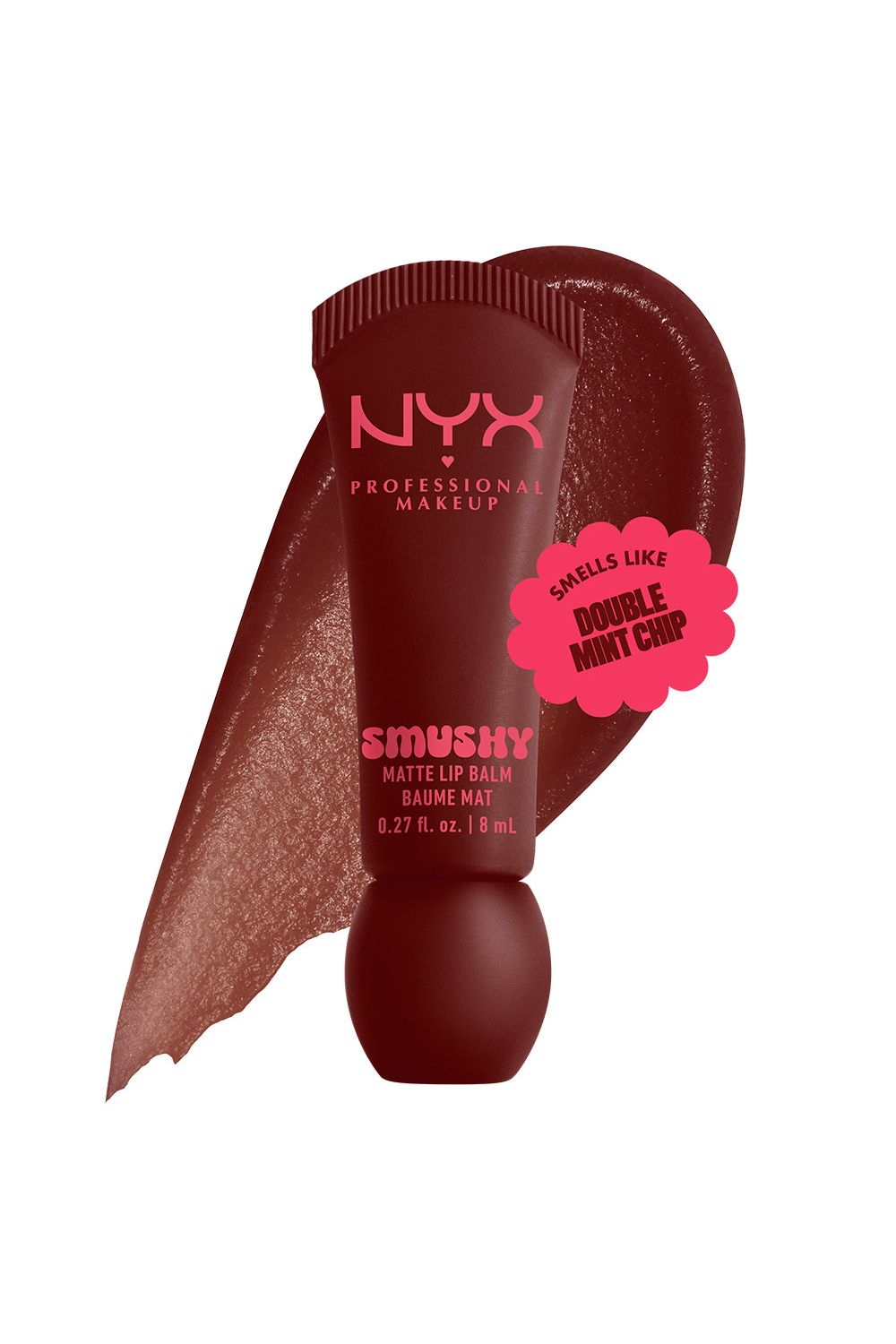 NYX Professional Makeup Smushy Matte Lip Balm 8ml Smudge Fudge image 2