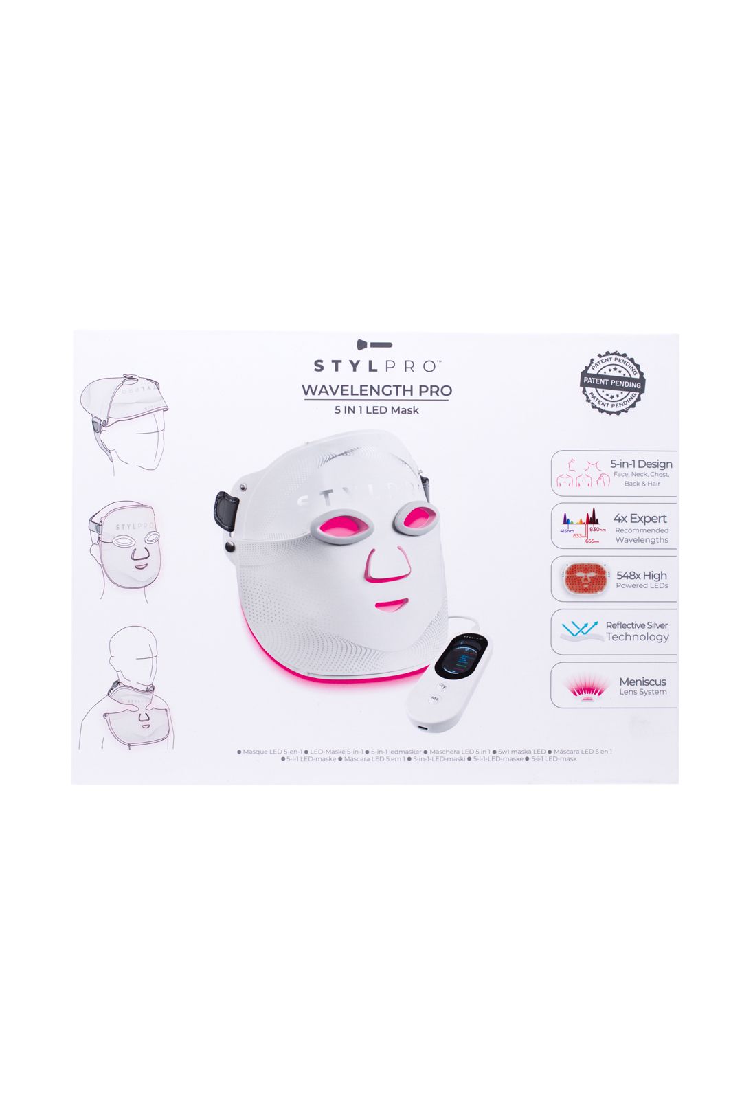 Stylpro Wavelength Pro 5-in-1 LED Mask Multi image 1