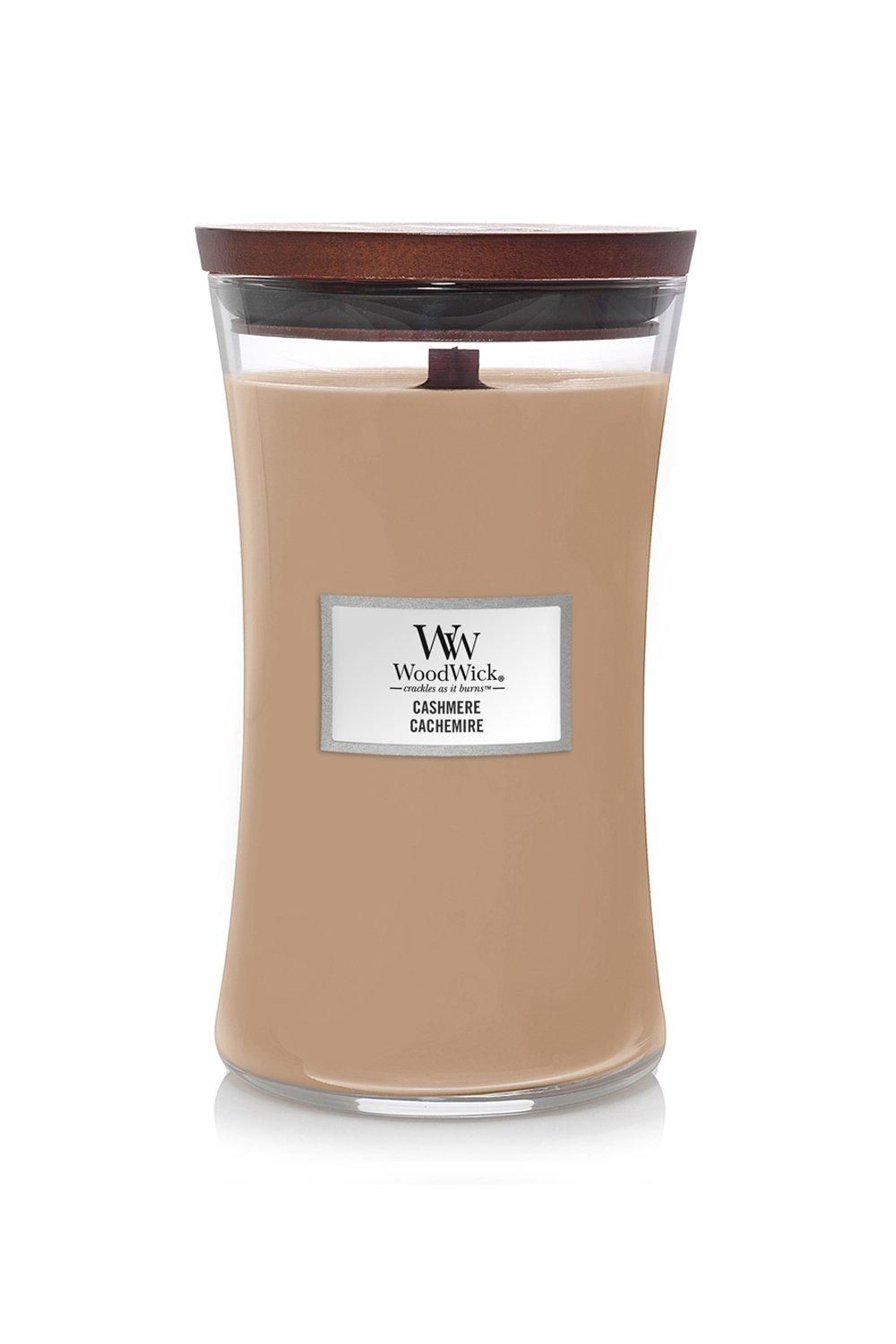 Woodwick Large Hourglass Cashmere Brown image 1