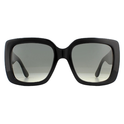 Gucci Square Black Grey Gradient Sunglasses GG0141SN