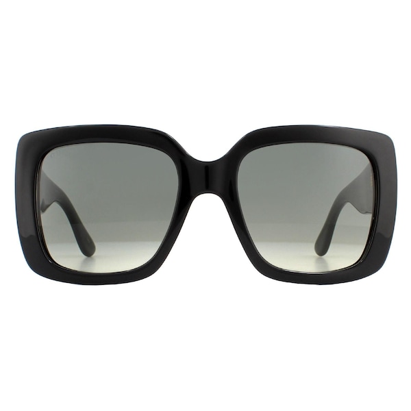 Gucci Square Black Grey Gradient Sunglasses GG0141SN