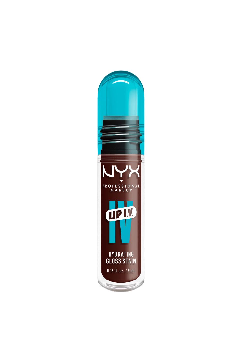 NYX Professional Makeup Lip IV Hydrating Gloss Stain, Lip Gloss 5ml Mocha Me Wet image 1