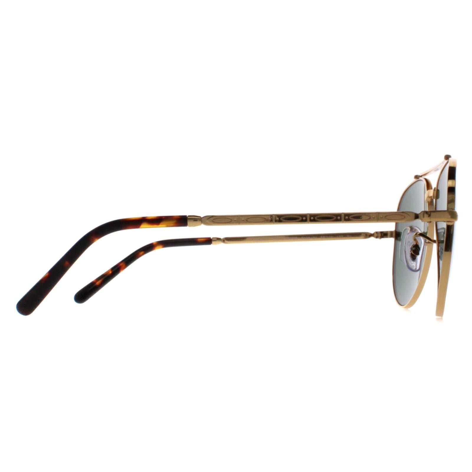 Ray-Ban Aviator Polished Gold Green RB3625 New Aviator image 4