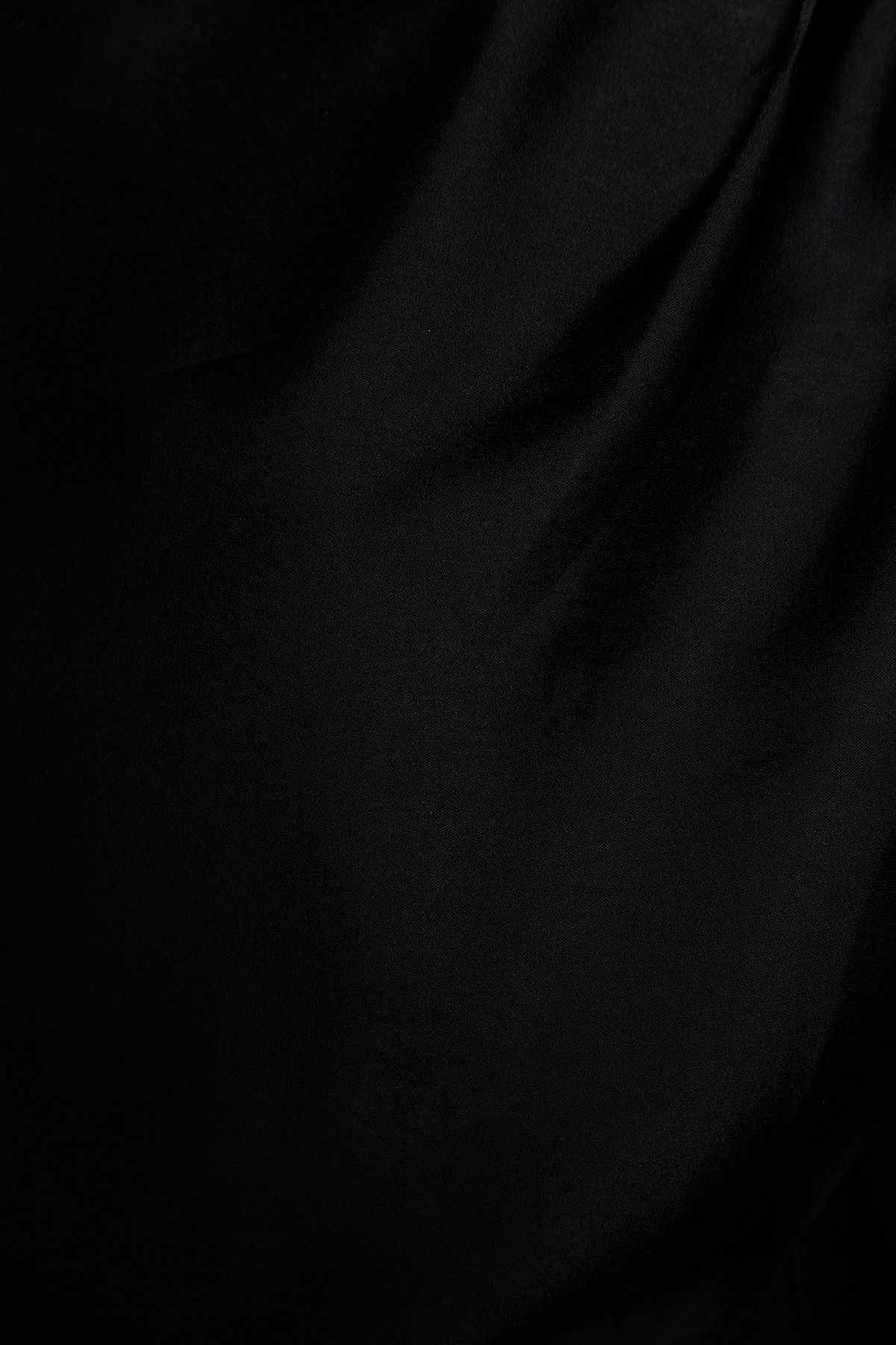 Principles Black Satin Drape Shoulder T-shirt Black image 5