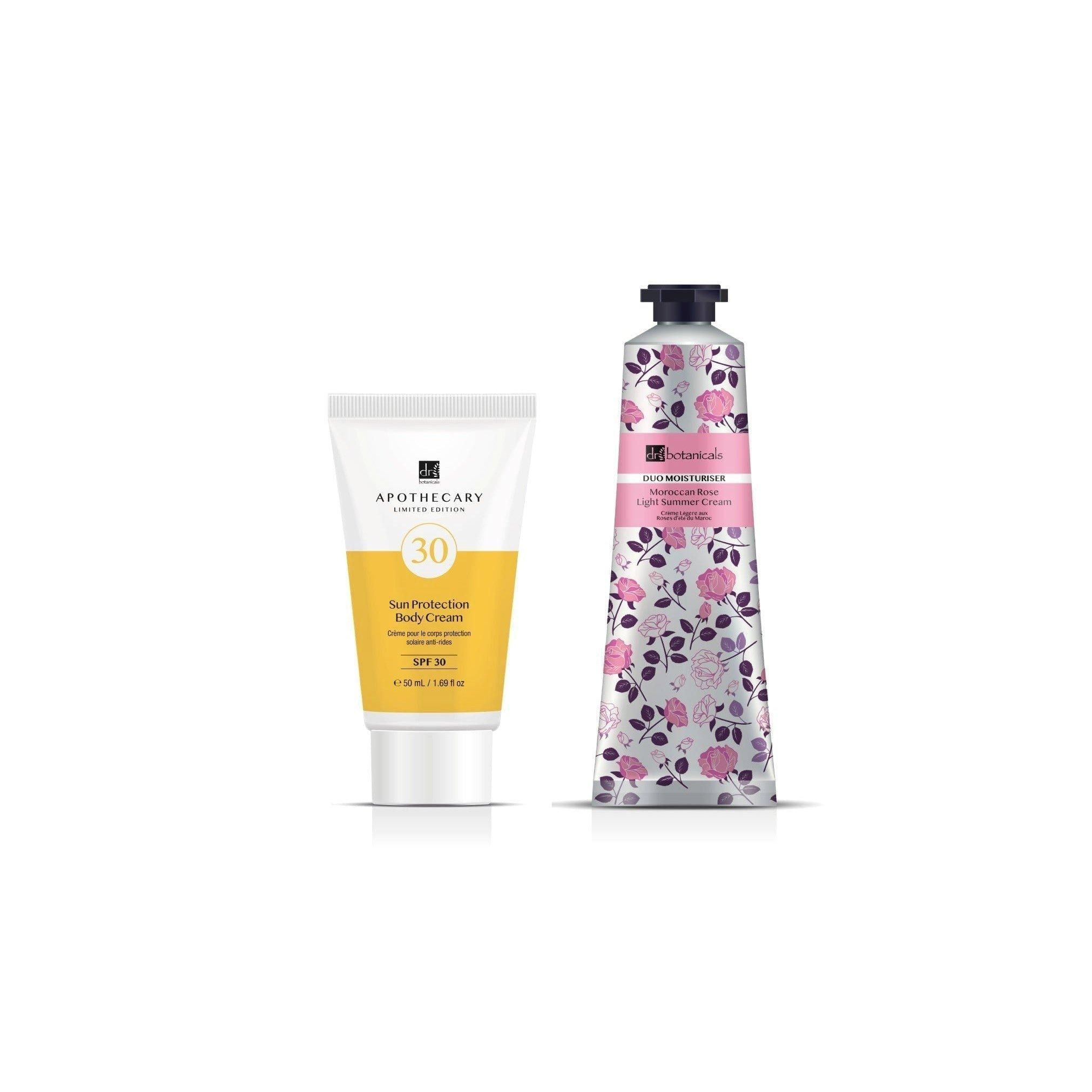 Dr. Botanicals Anti-Ageing SPF 30 Moroccan Rose Light Summer Body Kit image 2