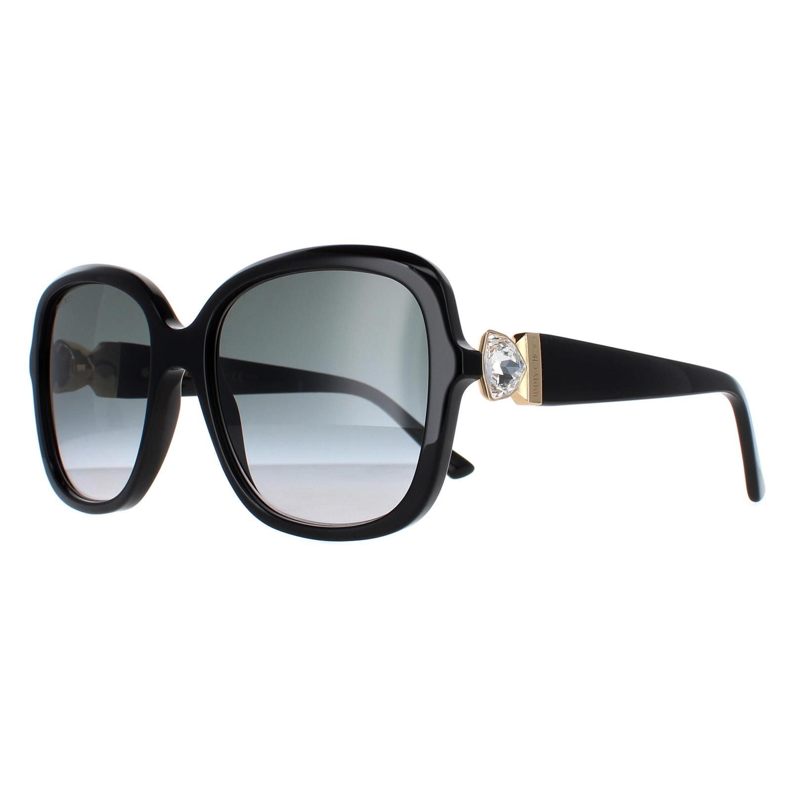 Jimmy Choo Square Black Dark Grey Gradient SADIE/S image 2