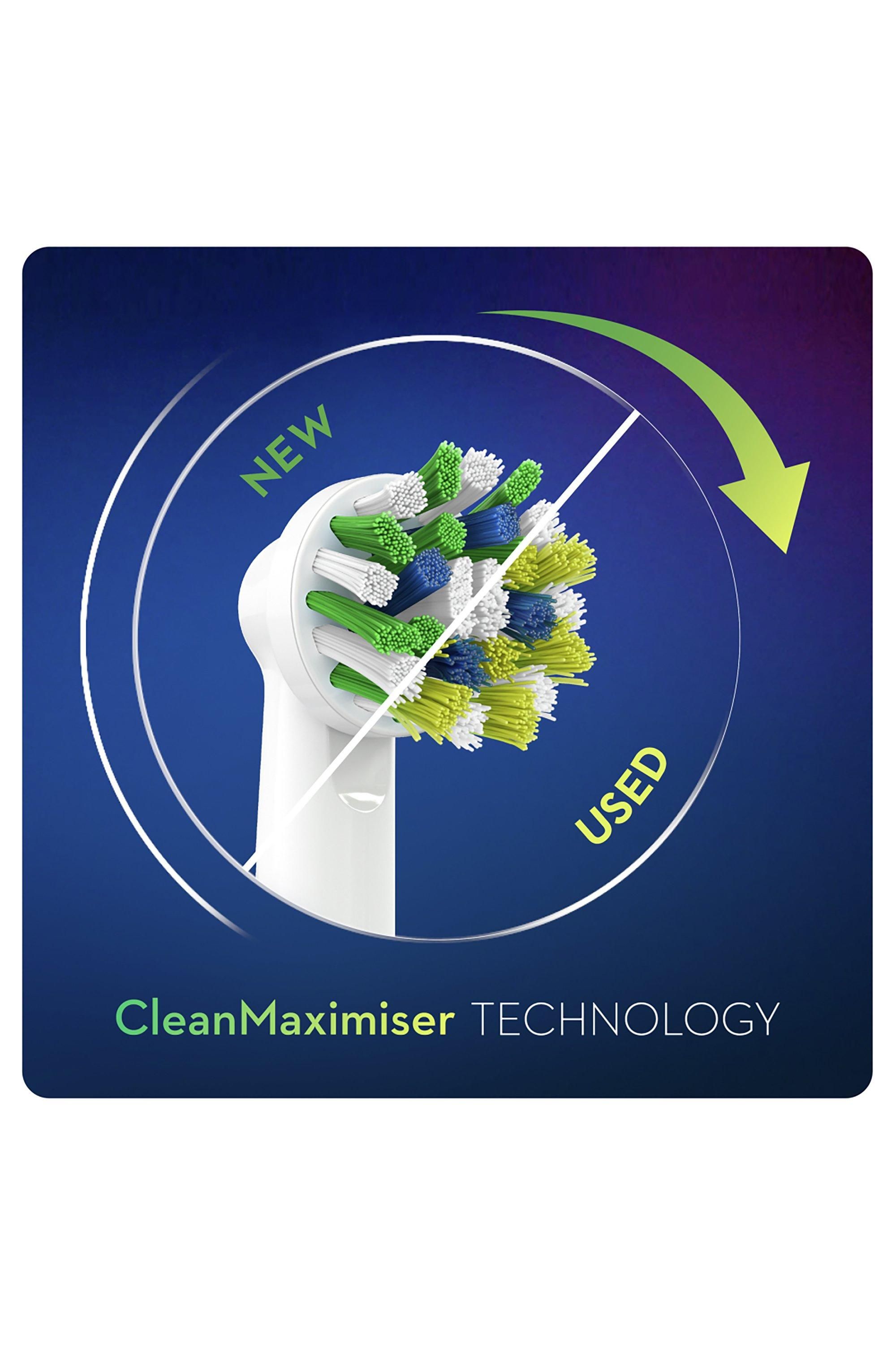 Oral B Cross Action Refills 8 Pack White image 2