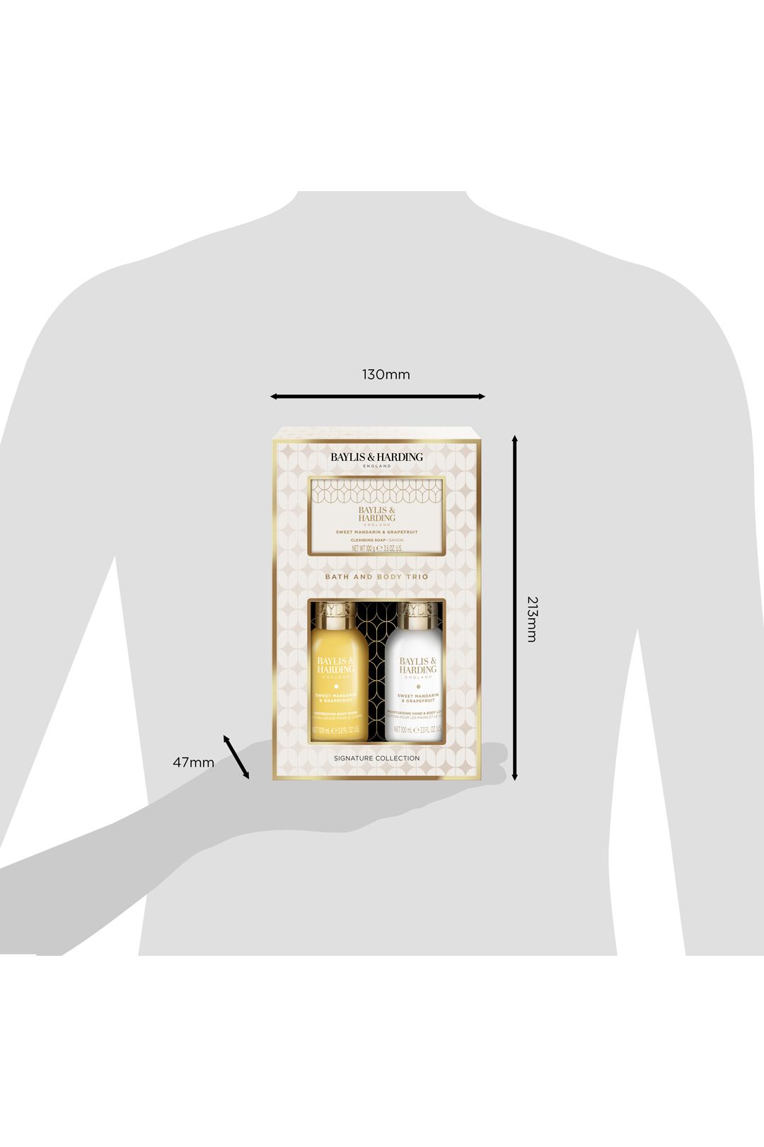 Baylis & Harding Sweet Mandarin & Grapefruit Pamper Body Trio Gift Set Multi image 7