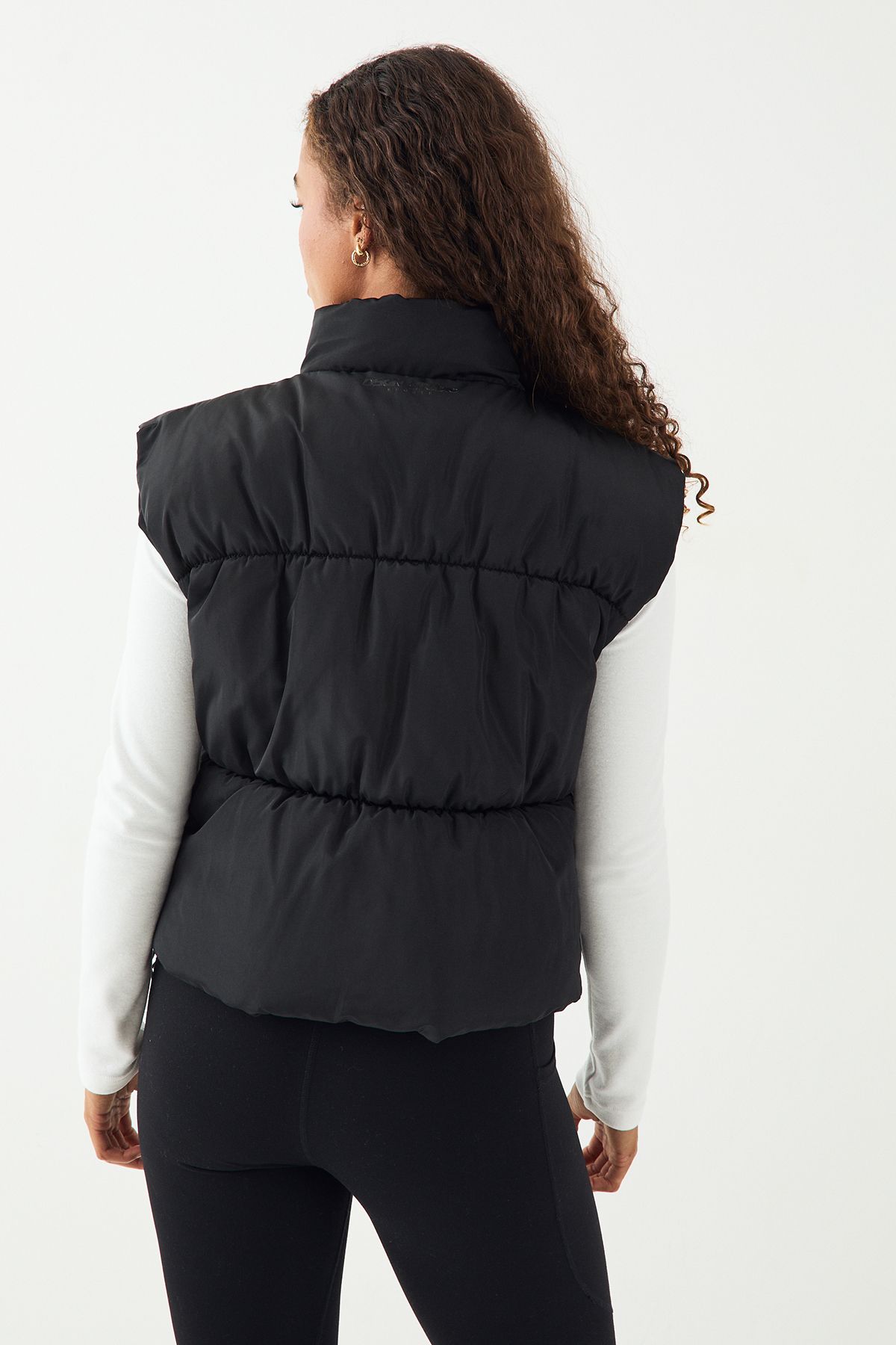 DSGN Studio DSGN Studio Sport Zip Through Puffer Gilet Black image 2