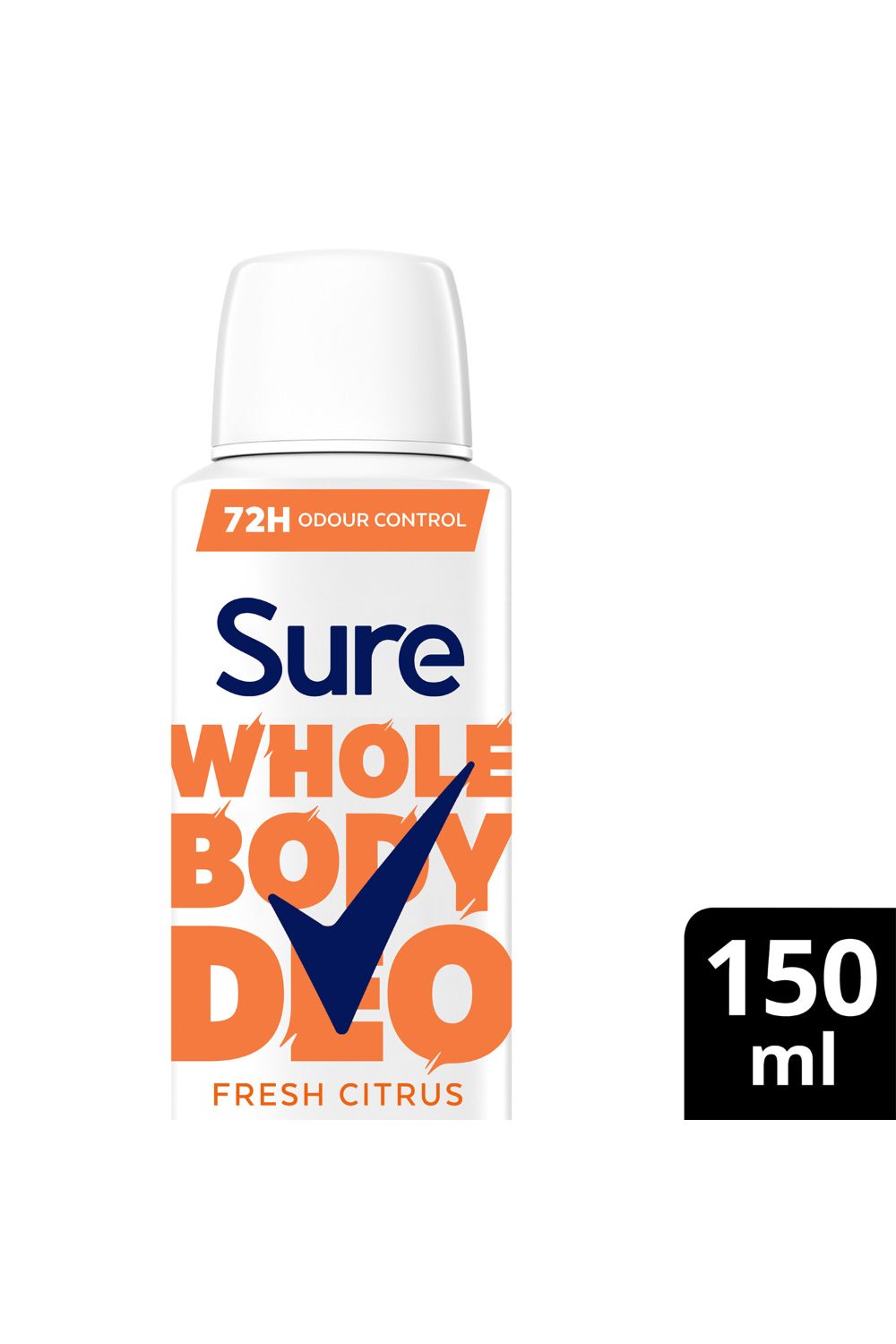 Sure Fresh Citrus Whole Body 'Deodorant Spray' Aluminium Free 150ml, 3pk image 5