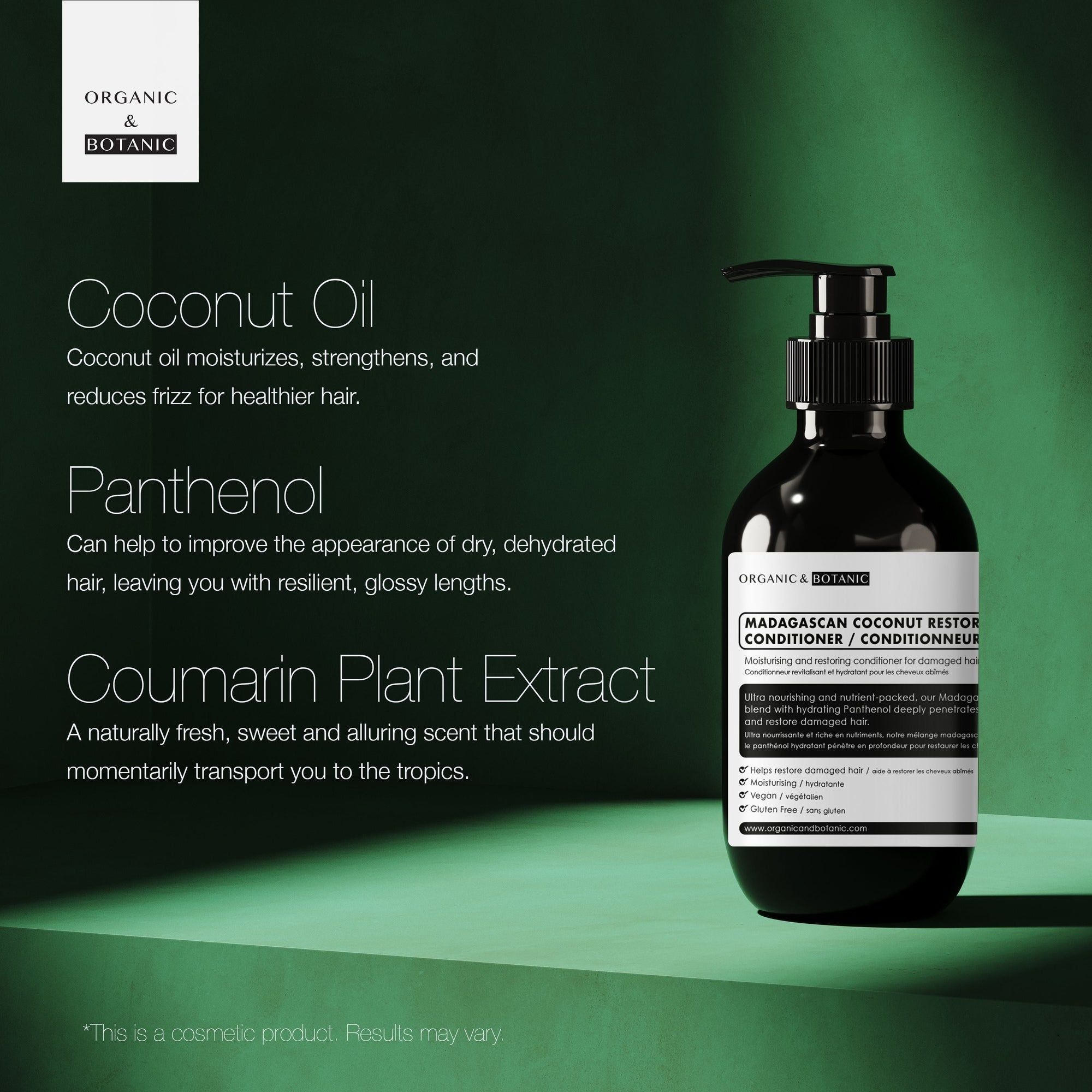 Organic & Botanic Madagascan Coconut Restoring Conditioner 500ml image 4