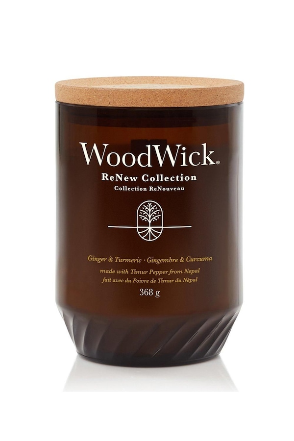 Woodwick Ginger & Tumeric Renew Large Candle Multi