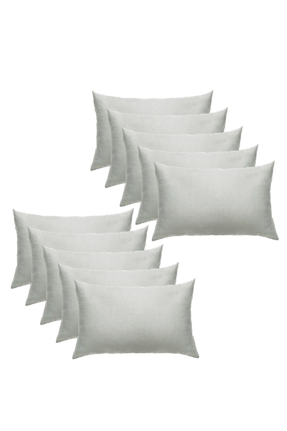 OHS 10 x Soft Polycotton Housewife Pillowcase Set image 1