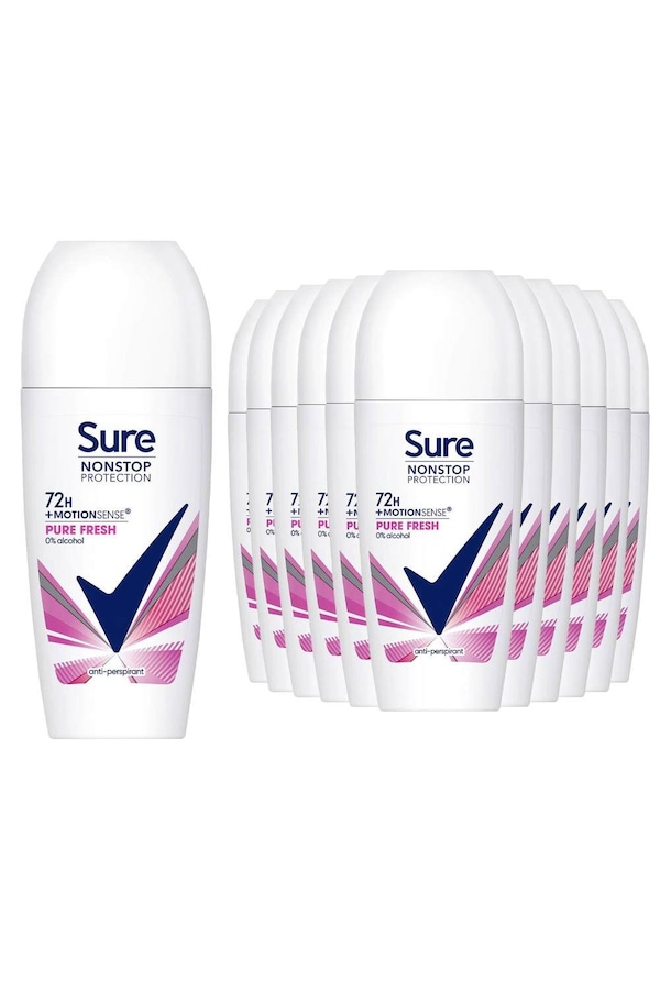 Sure Women Motion Sense 'Antiperspirant Deodorant' Roll on 72H 50ml, 12pk