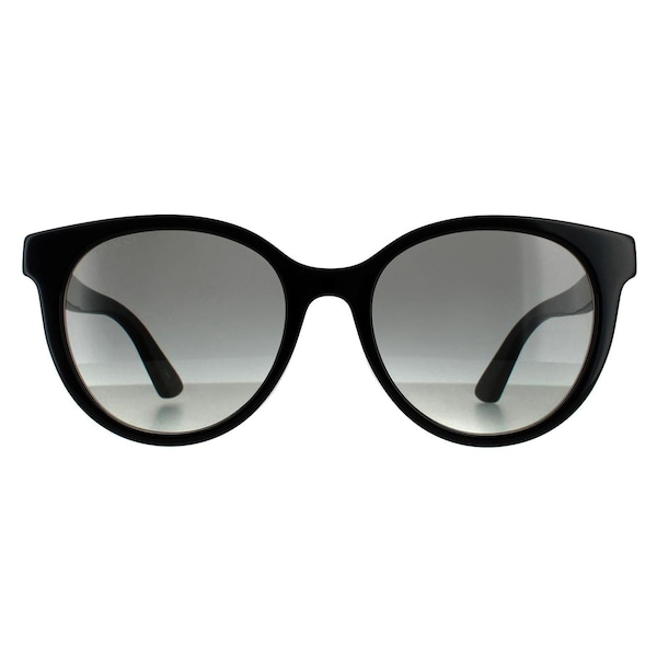 Gucci Round Black Grey Gradient Sunglasses