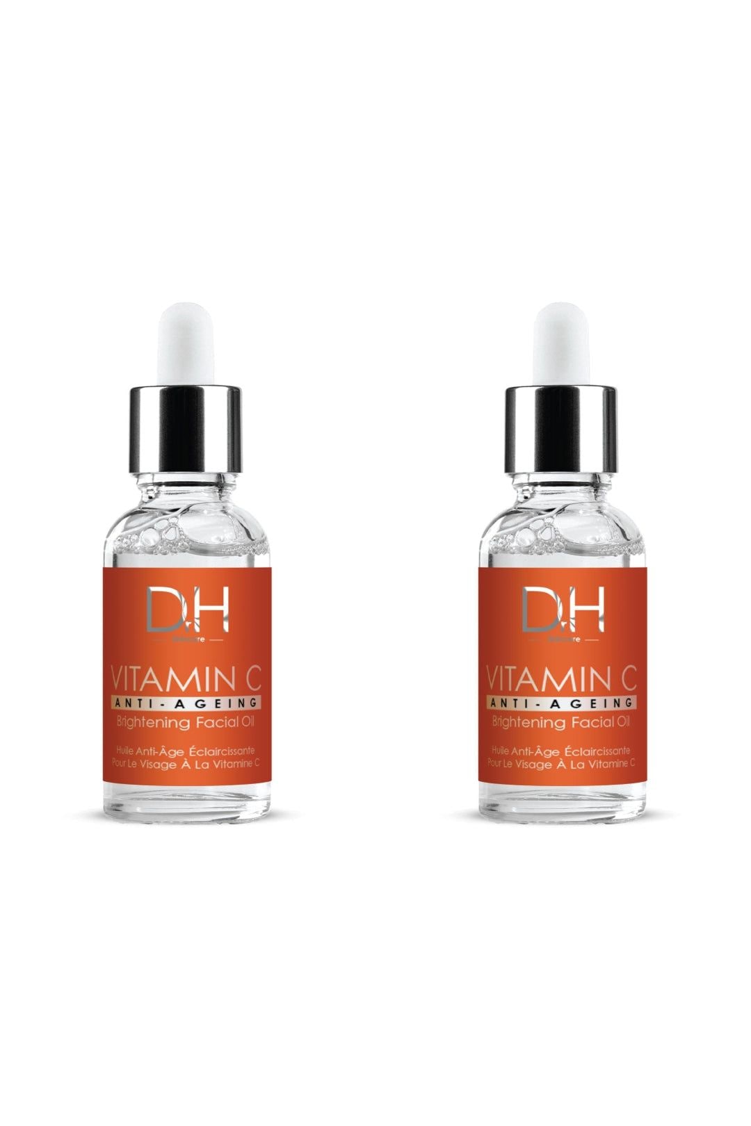 Dr H Vitamin C Brightening Oil Facial Oil 30ml x 2 Duo Pack image 1