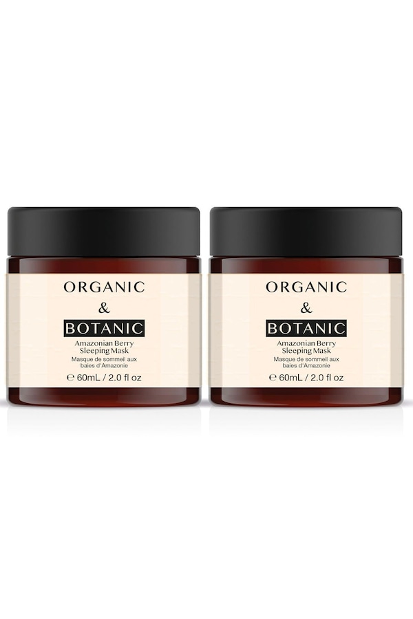 Organic & Botanic Amazonian Berry Sleeping Mask 60ml x 2 Duo Pack