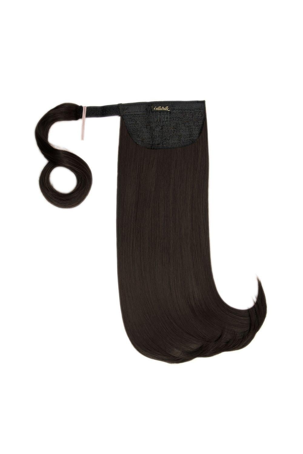 Lullabellz Mini Grande 18" 90s Bounce Wraparound Pony Dark Brown image 1