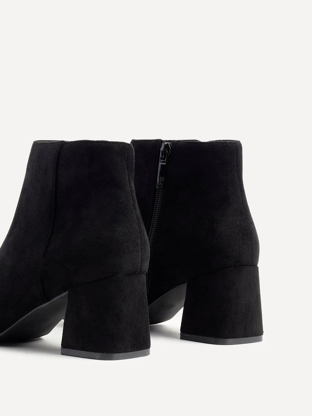 Linzi Verse Black Suede Block Heel Ankle Boot image 5